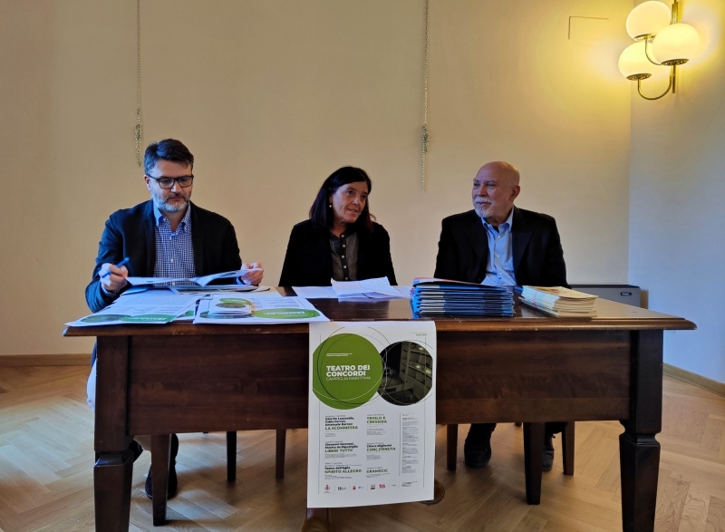 Presentata la stagione teatrale 2025-2026 del Teatro dei Concordi
