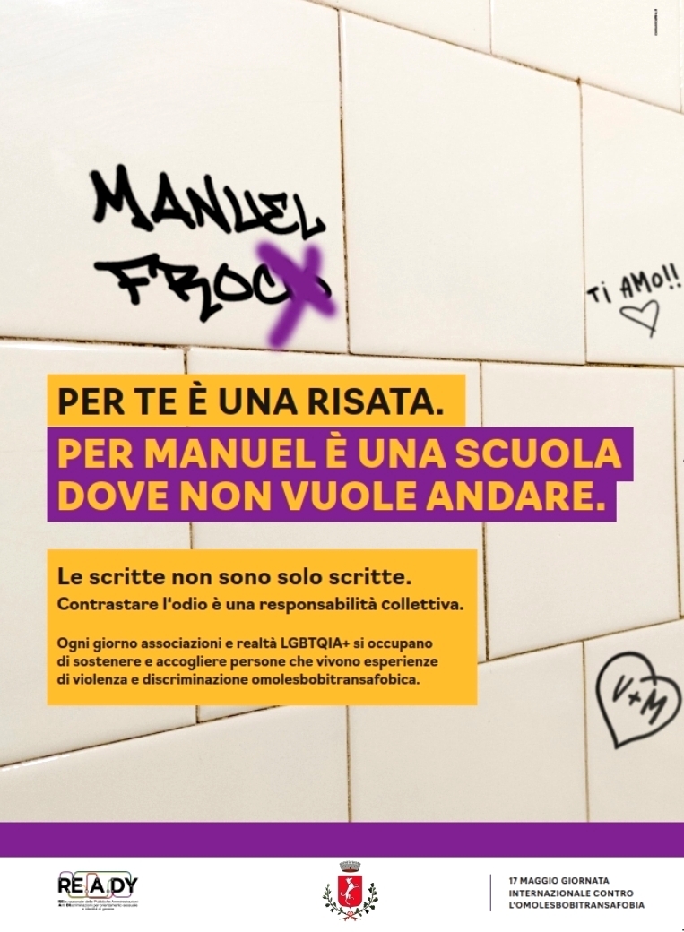 Il 17 maggio la Giornata internazionale contro l�omolesbobitransfobia