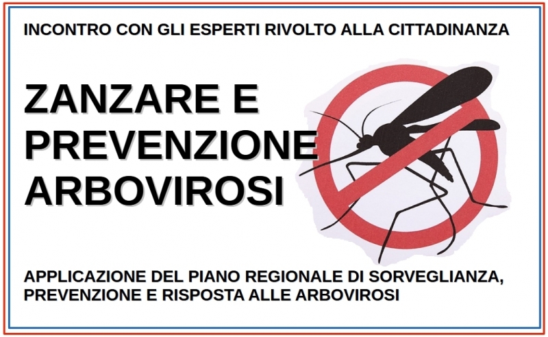 Incontro pubblico informativo sulle azioni pubbliche e private di contrasto alle malattie trasmesse da zanzare e altri insetti