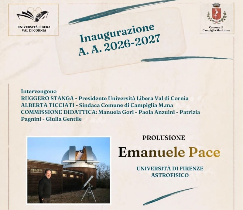 Inaugurazione dell\'Anno accademico di Unilibera con il prof. Emanuele Pace il 17 ottobre