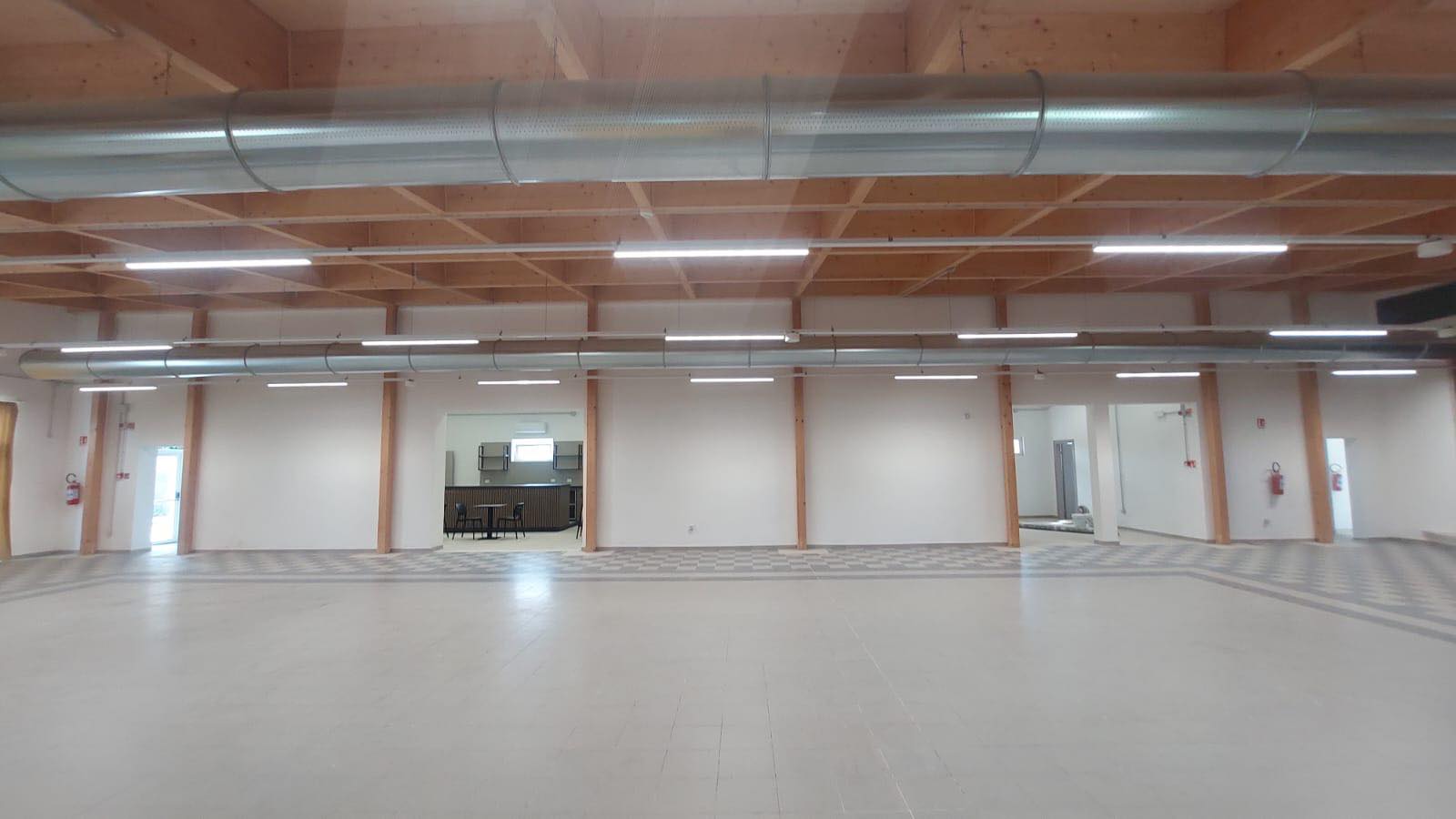 L'interno della sala principale