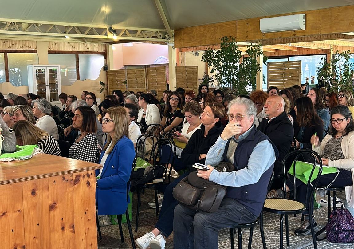 Il pubblico formato in gran parte da docenti