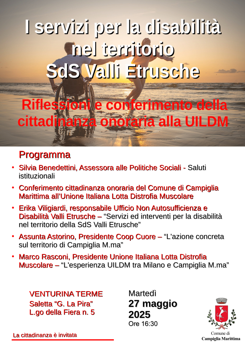 locandina con programma