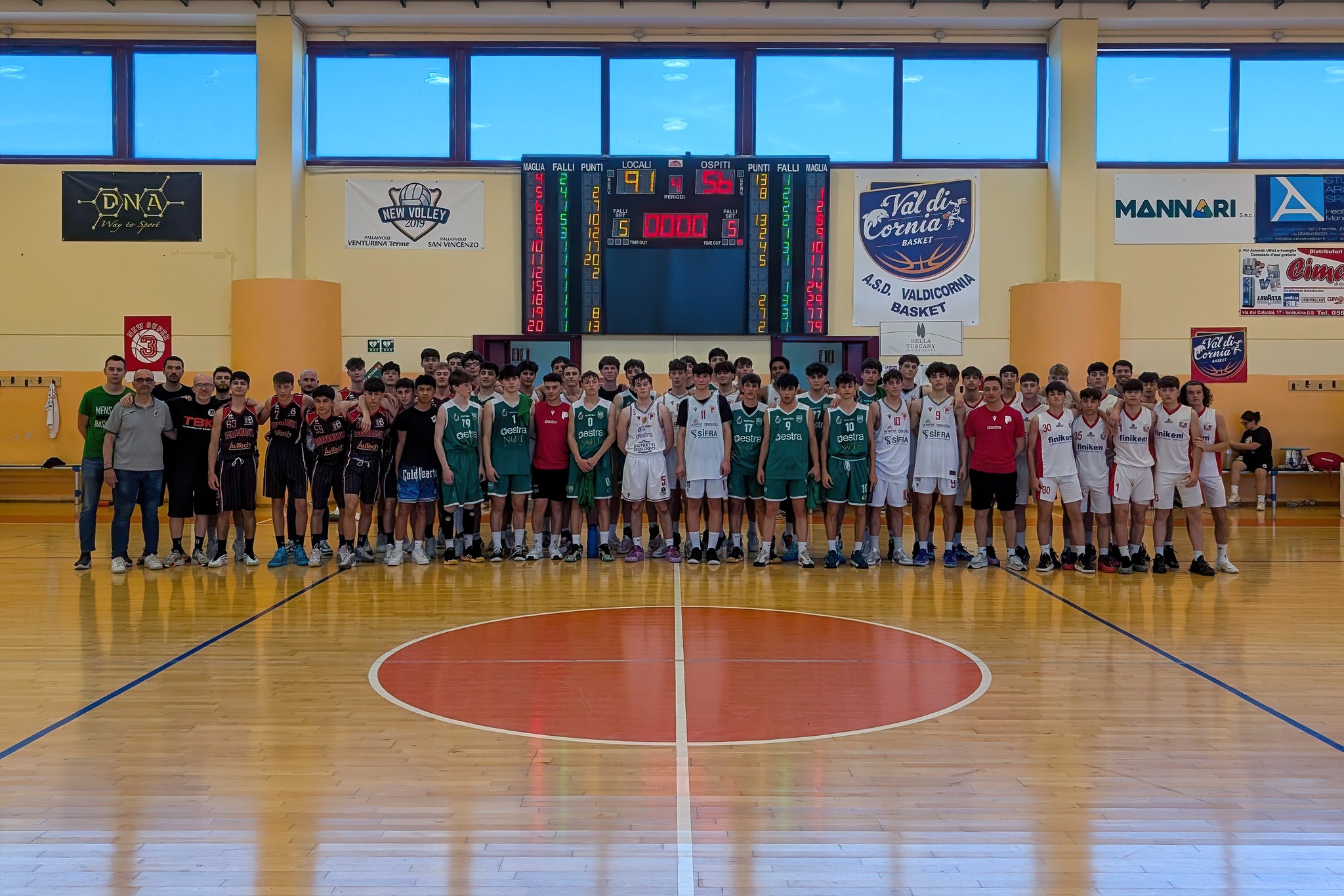 gruppo dei ragazzi della final four
