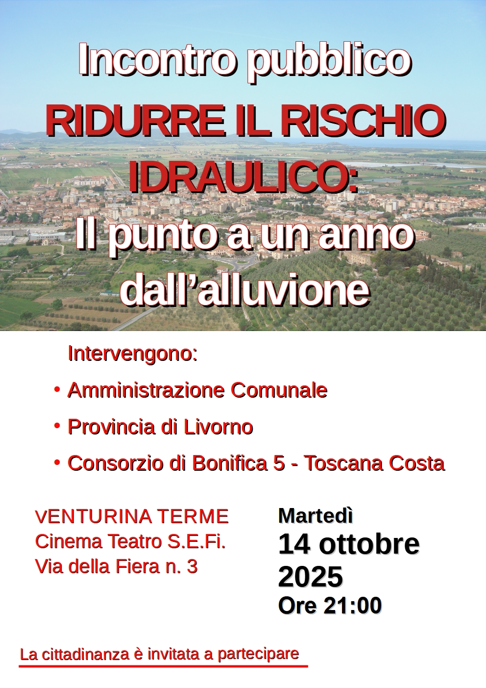 locandina dell'incontro