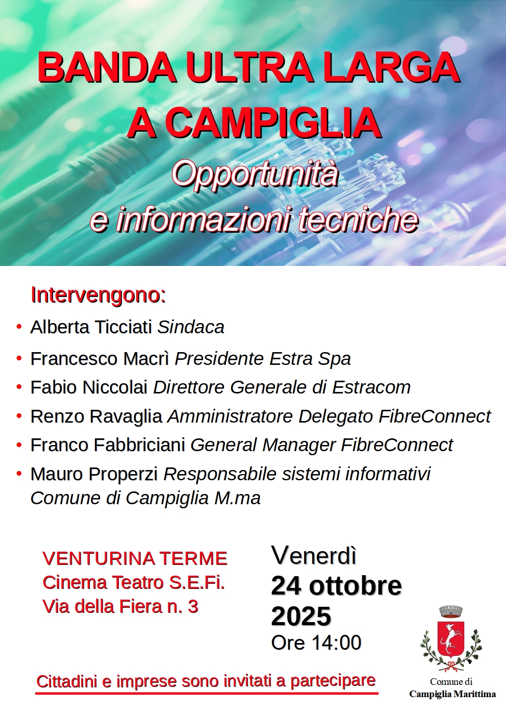 volantino con programma 