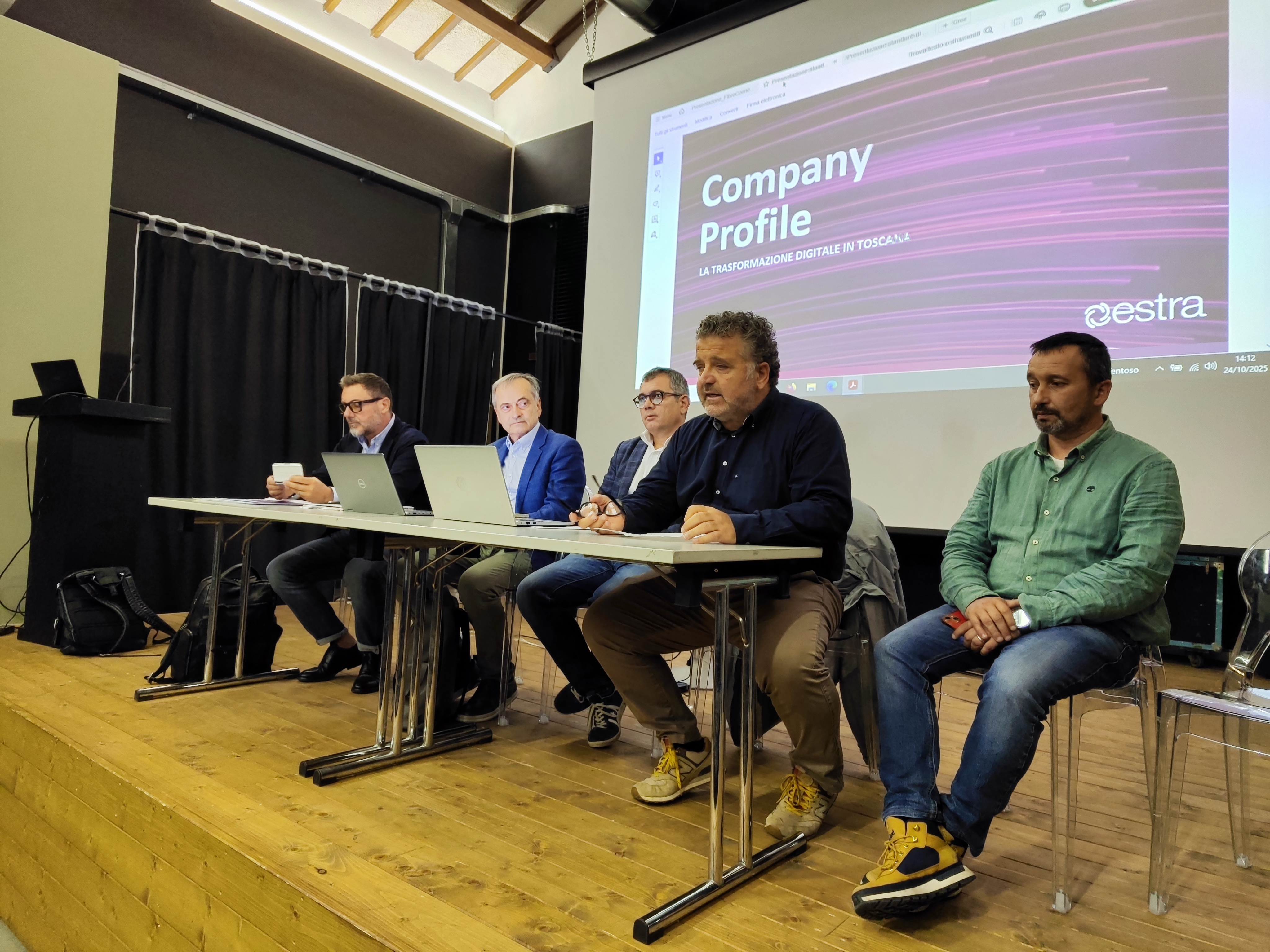 Un momento della presentazione pomeridiana