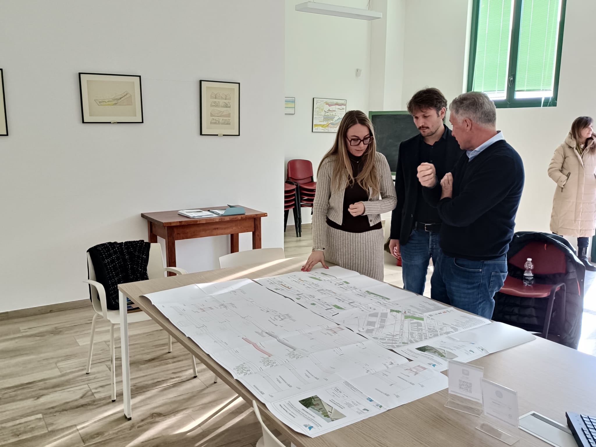 Ticciati Bernardini Filippi visionano il progetto