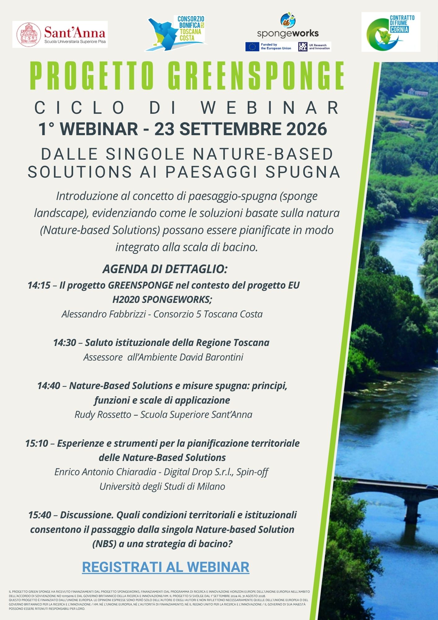 locandina webinar green sponge