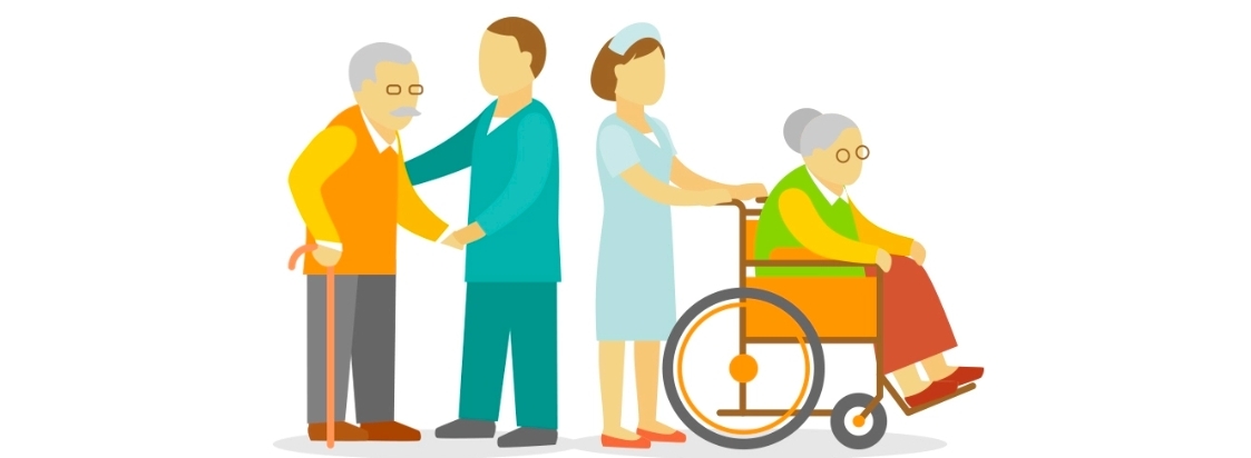 Badanti con persone anziane assistite