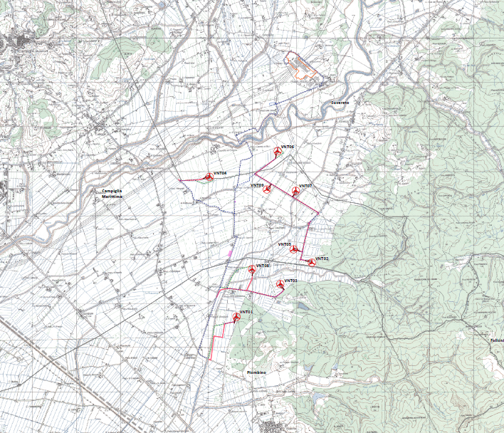 Eolico Pellestrina localizzazione